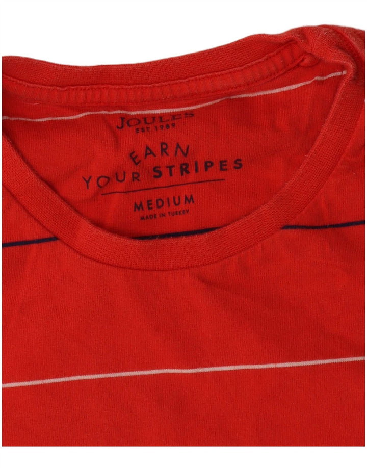 Ανδρικό T-Shirt Joules Top Βαμβακερό μεσαίο κόκκινο ριγέ