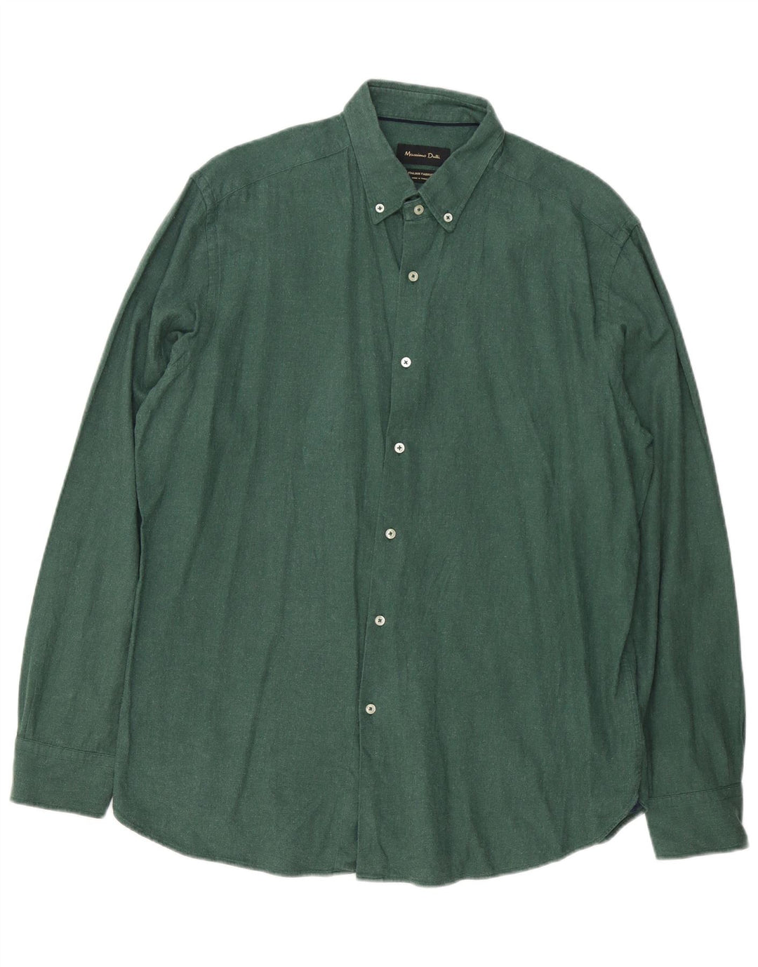 Ανδρικό πουκάμισο Massimo Dutti XL Πράσινο
