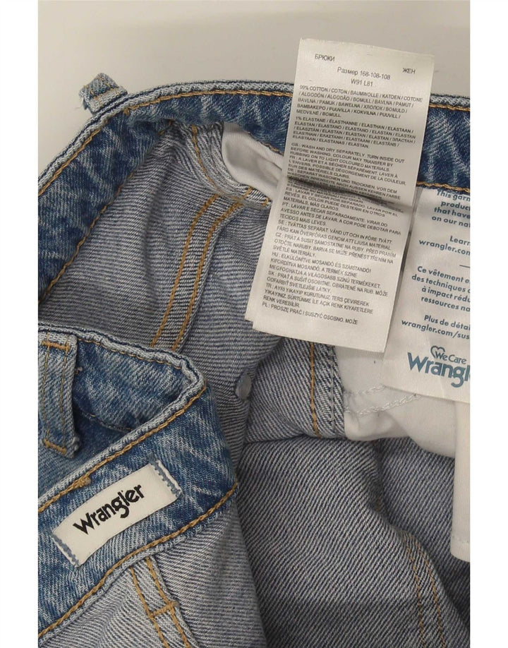 Ανδρικό τζιν Wrangler Mom Straight W36 L32 Μπλε βαμβακερό