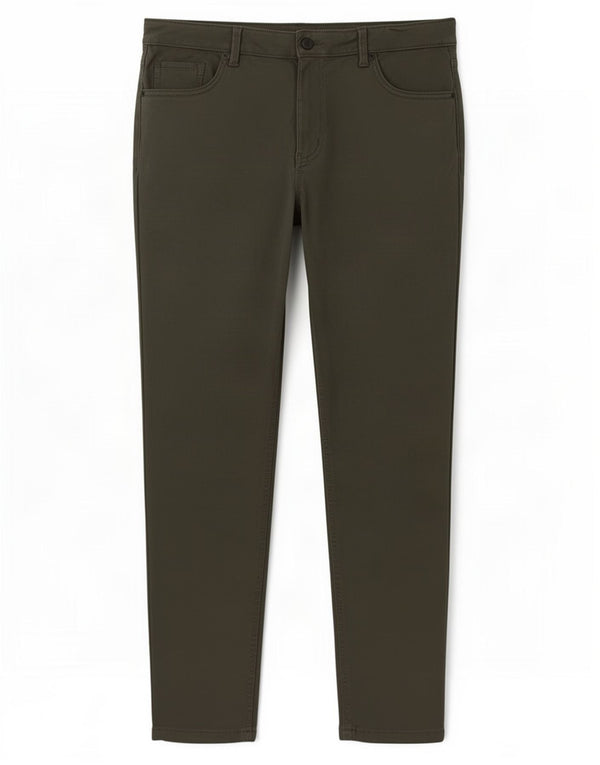 Marks & Spencer Γυναικείο ίσιο casual παντελόνι UK 18 XL W36 L28 Πράσινο