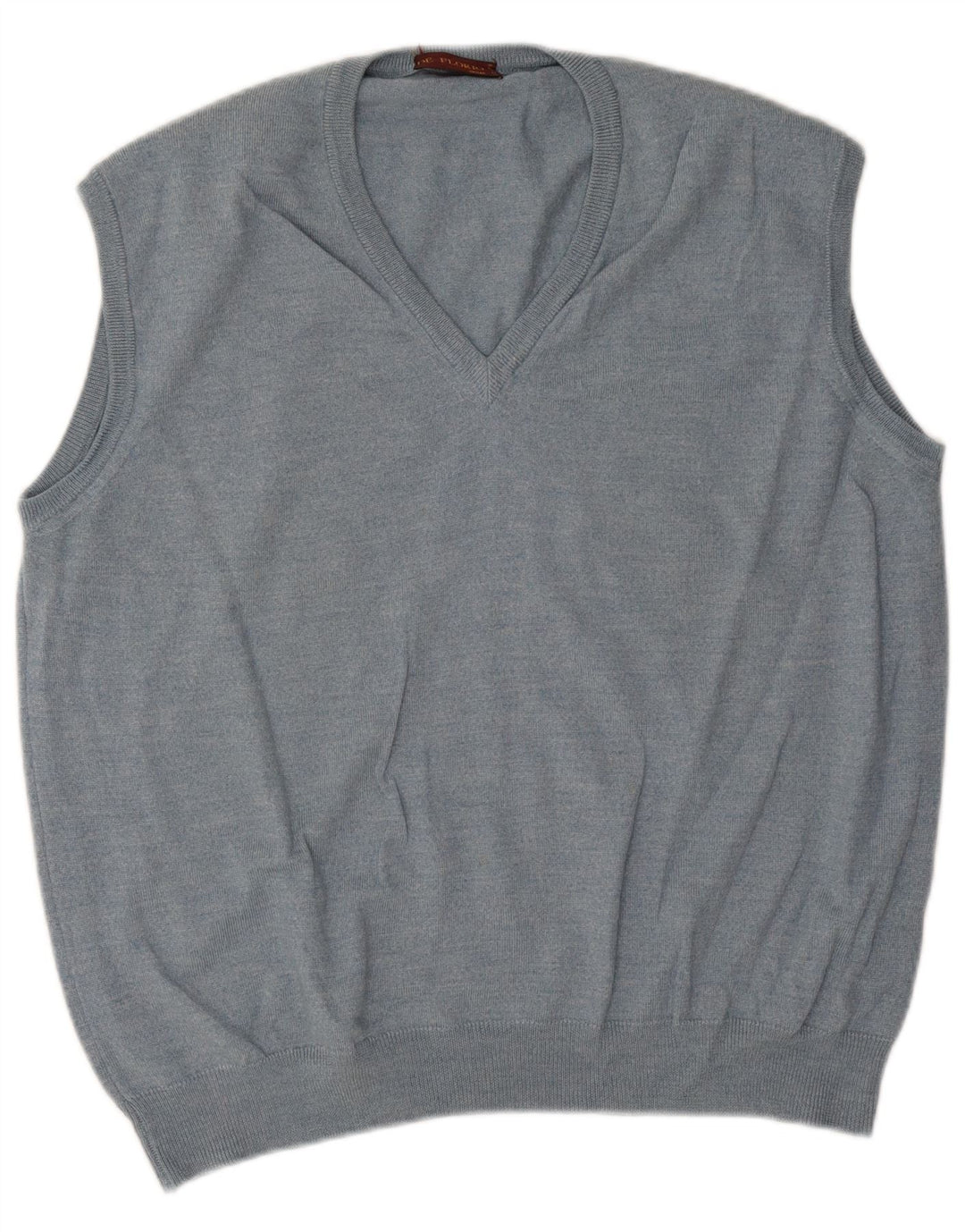 Vintage ανδρικό γιλέκο Tank Top Large Blue New Wool