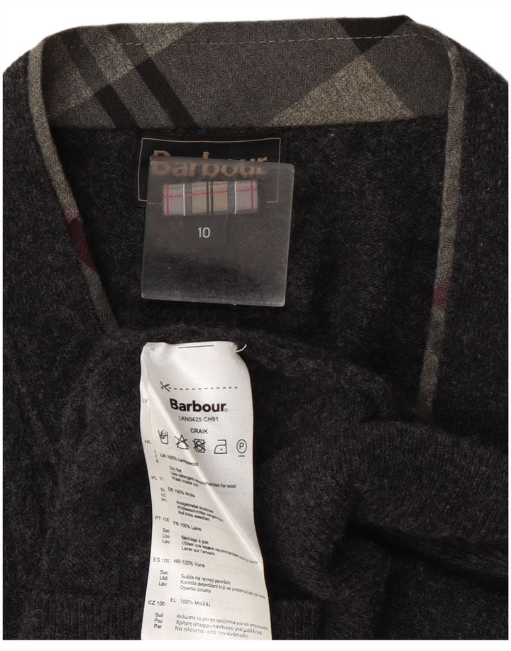 Γυναικείο πουλόβερ Barbour Cardigan UK 10 Small Grey Wool