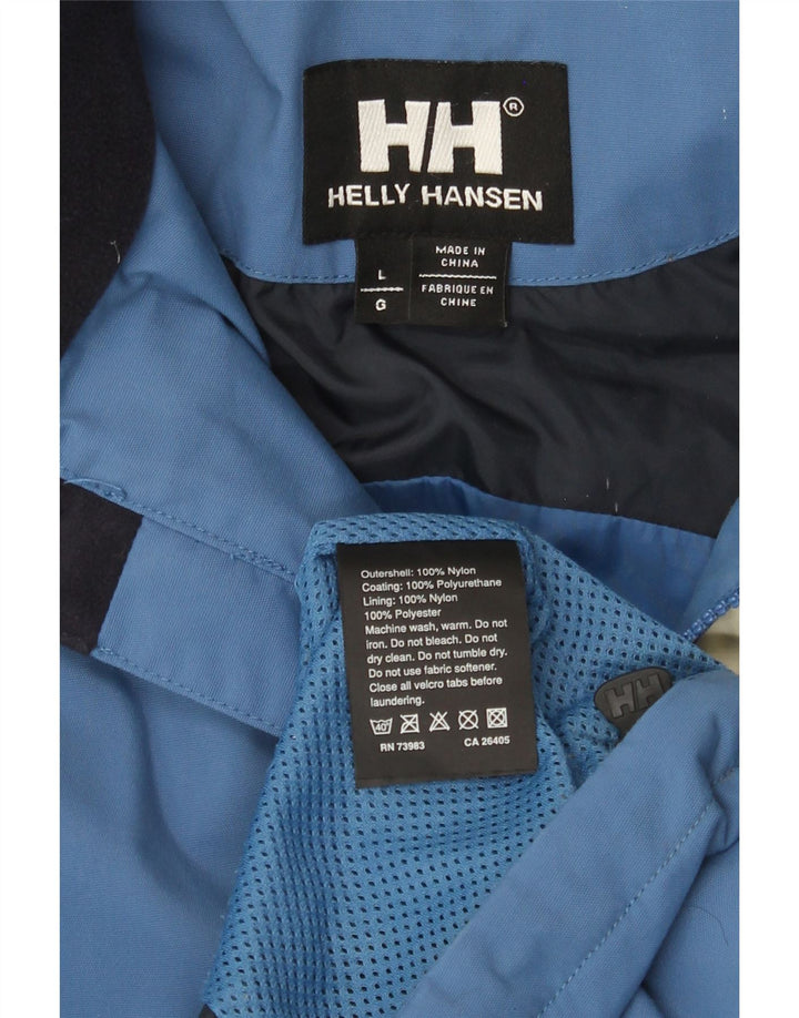 Ανδρικό μπουφάν με κουκούλα Helly Hansen UK 40 Large Blue Colourblock