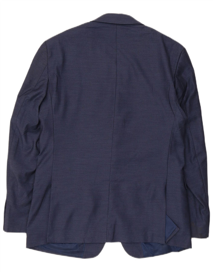 Calvin Klein Ανδρικό σακάκι με 2 κουμπιά UK 38 Medium Navy Blue Polyester