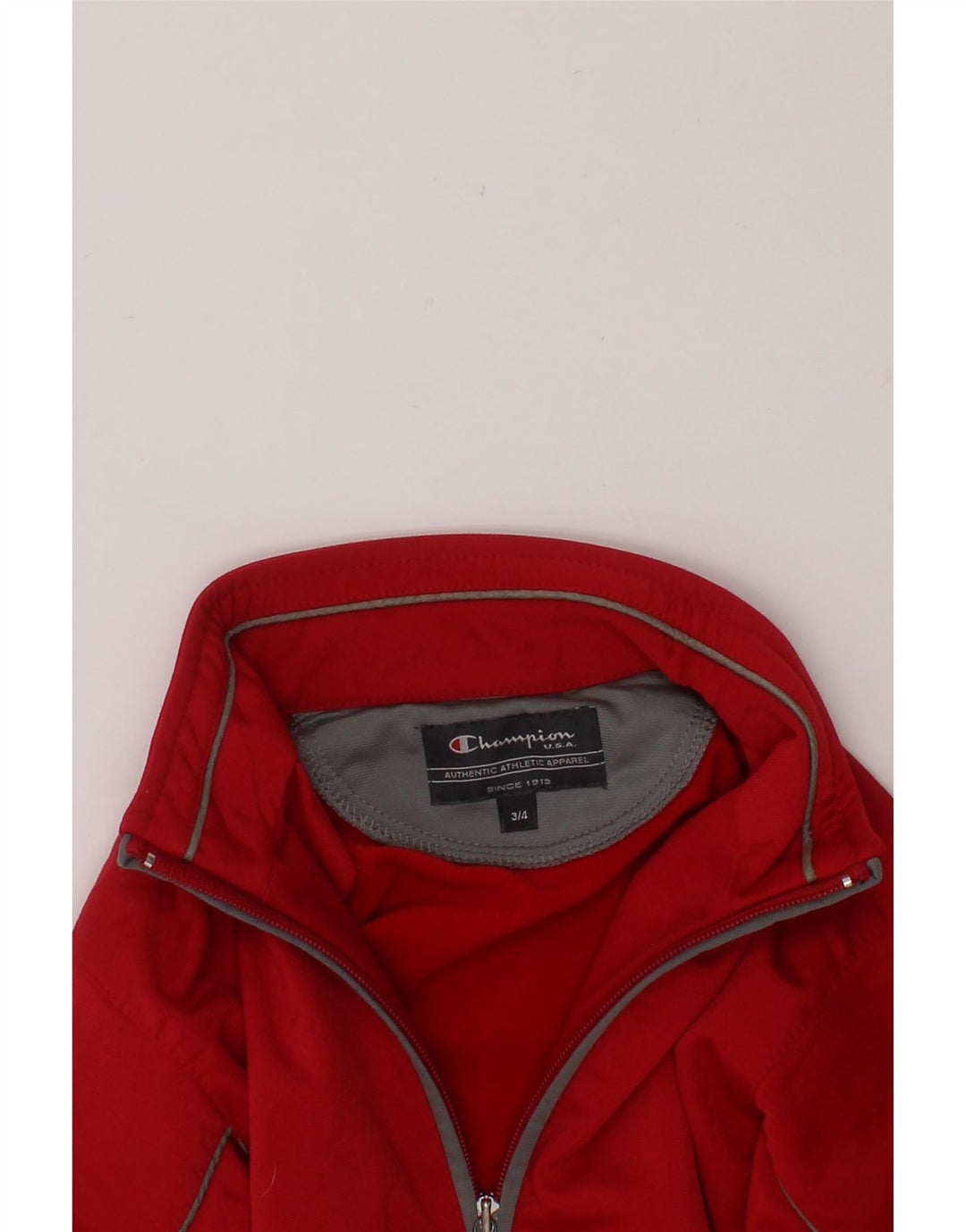 CHAMPION Boys Graphic Tracksuit Top Jacket 3-4 Years Red Polyester Vintage Champion and Second-Hand Champion from Messina Hembry 
