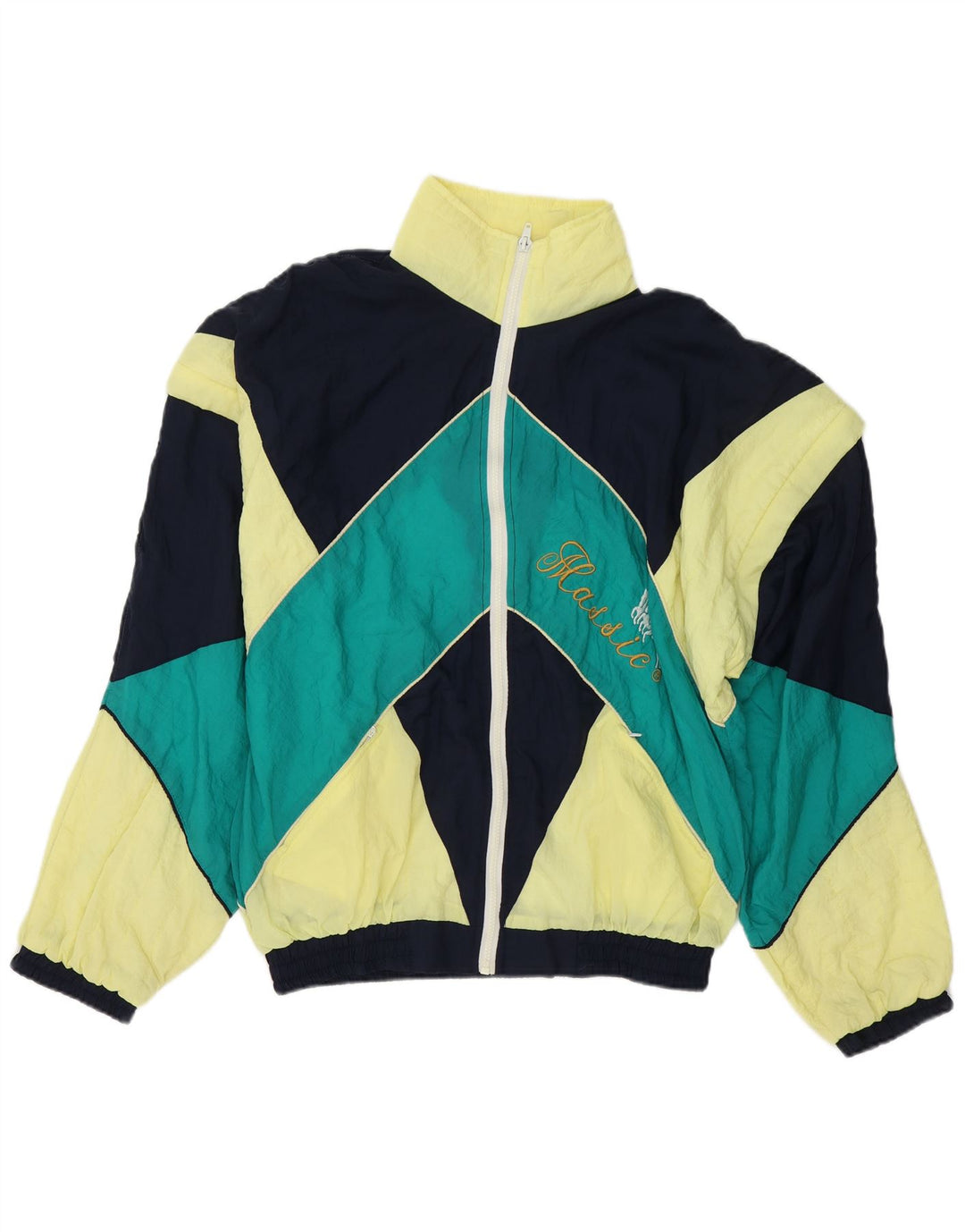 Ανδρική φόρμα γραφικών VINTAGE Top Jacket Μεγάλο πολύχρωμο Colourblock
