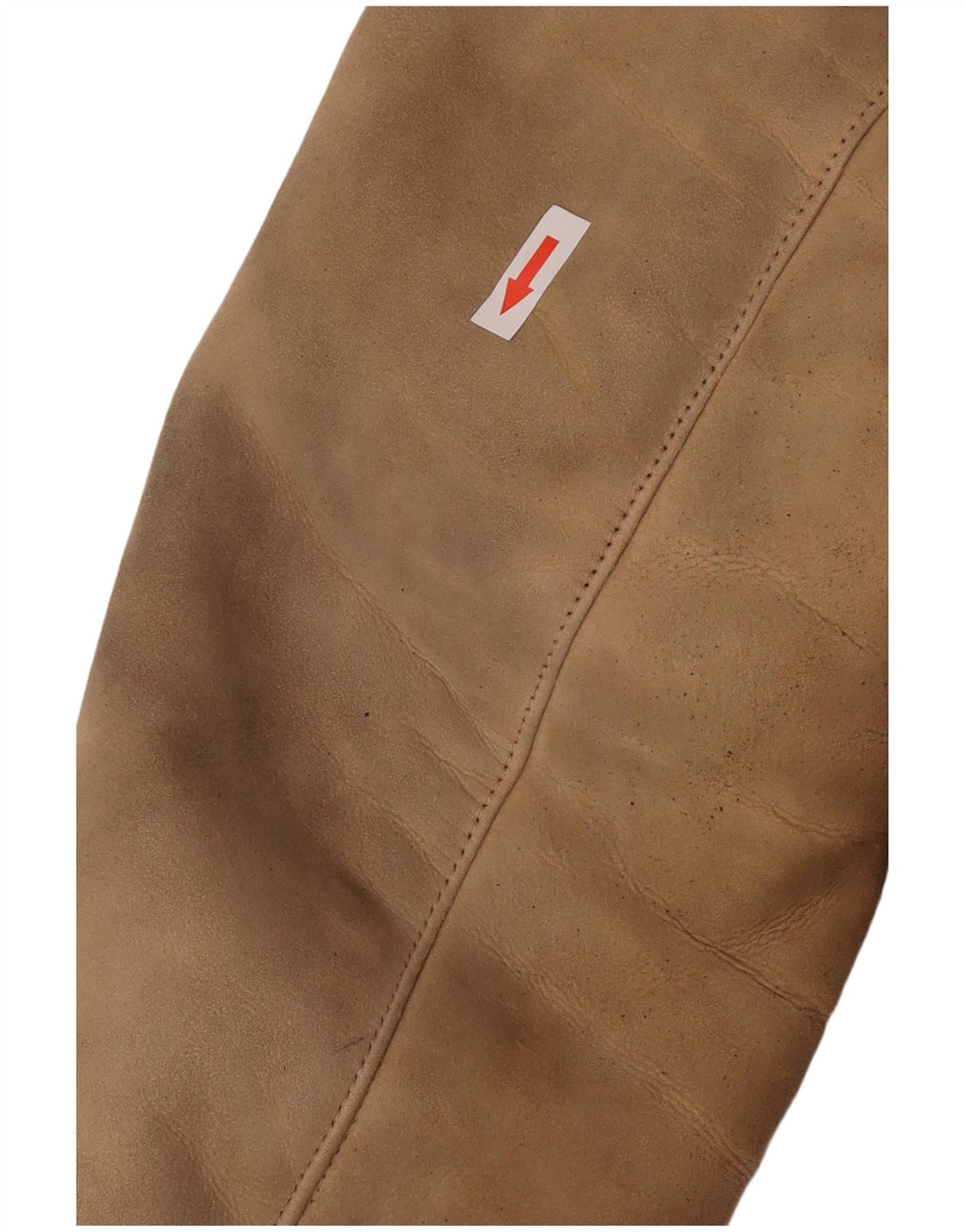 Vintage γυναικείο παλτό Shearling UK 10 Small Beige