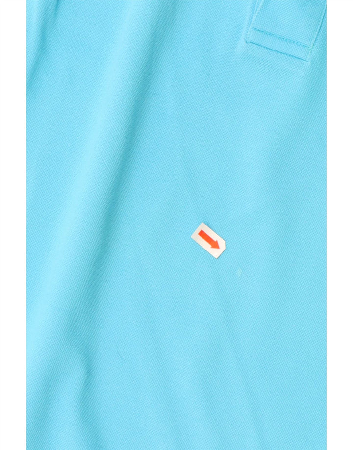 HARMONT & BLAINE Ανδρικό μπλουζάκι πόλο με κανονική εφαρμογή, μεγάλο μπλε βαμβακερό