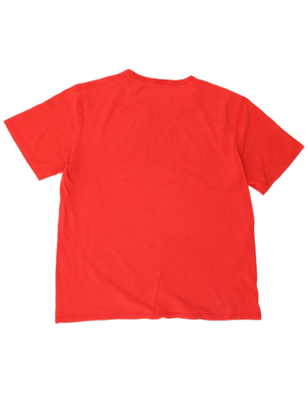 Champion Mens Heritage Graphic T-Shirt Top XL Red Cotton