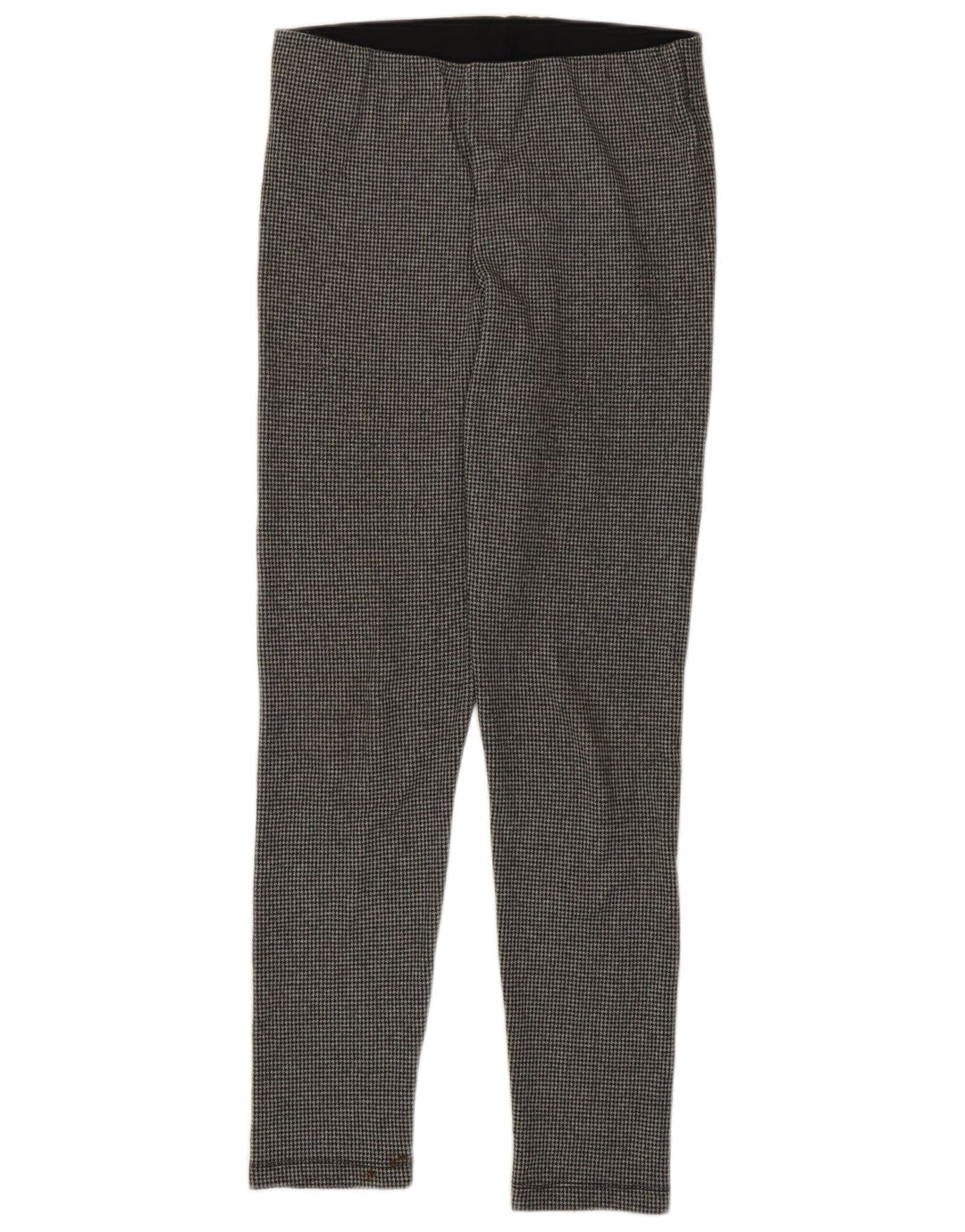 Zara Γυναικεία κολάν Slim Fit UK 14 Large Grey Houndstooth