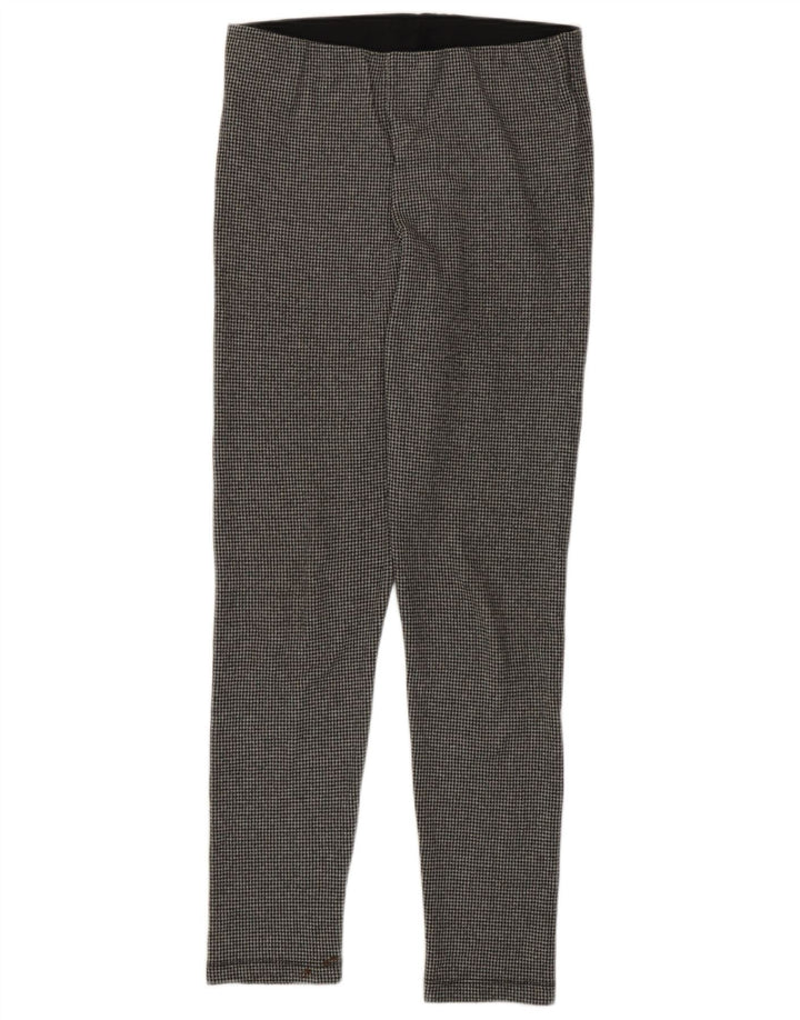 Zara Γυναικεία κολάν Slim Fit UK 14 Large Grey Houndstooth