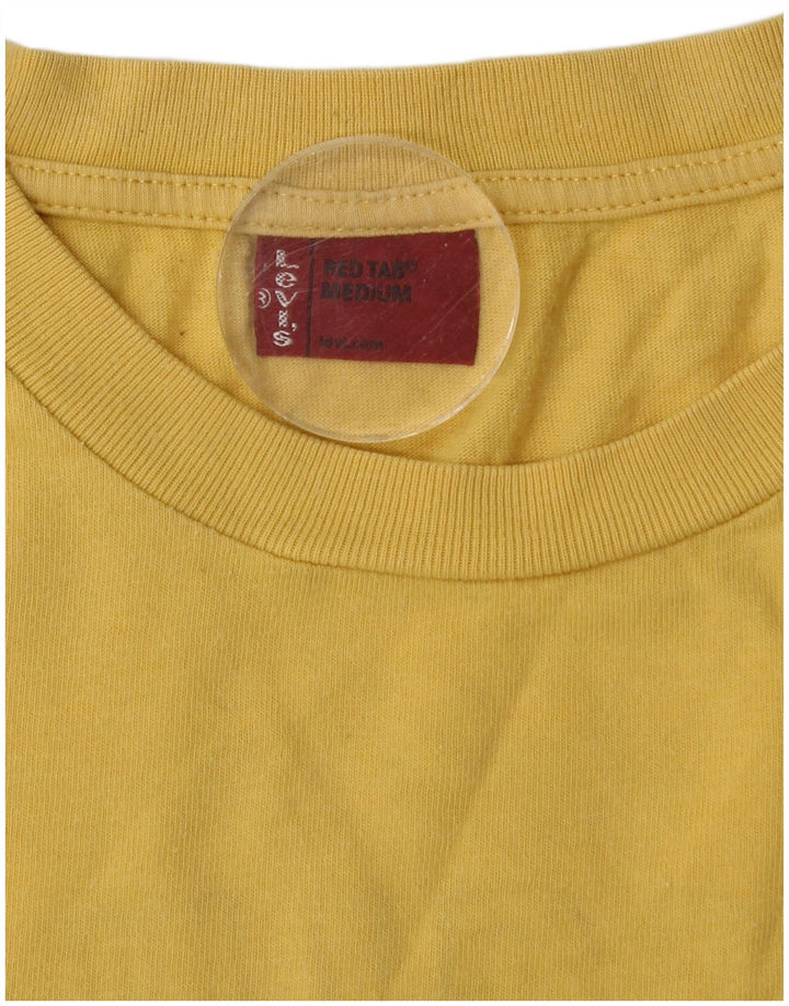 Ανδρικό γραφικό T-Shirt Levi's Top Medium Yellow
