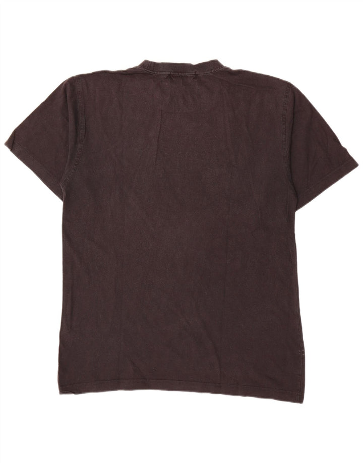 Fila Ανδρικό γραφικό T-Shirt Top Μικρό μαύρο βαμβακερό