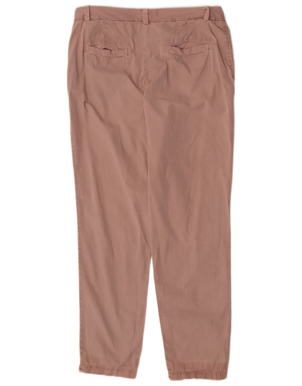 Marks & Spencer Γυναικείο κωνικό παντελόνι Chino UK 12 Medium W30 L28 Pink