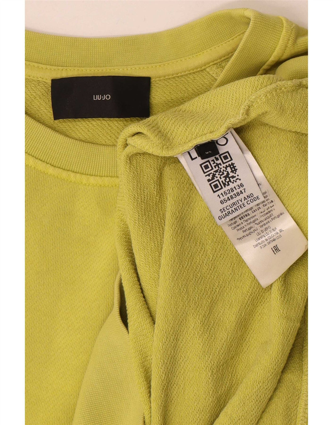 Ανδρικό φούτερ Liu Jo Jumper XL Κίτρινο βαμβακερό