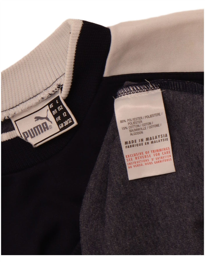 Puma Boys Graphic Φούτερ Jumper 11-12 ετών Medium Navy Blue