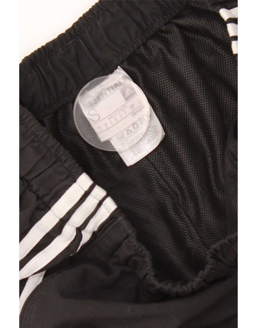 Ανδρικό αθλητικό σορτς Adidas Climalite από μικρό μαύρο πολυεστέρα