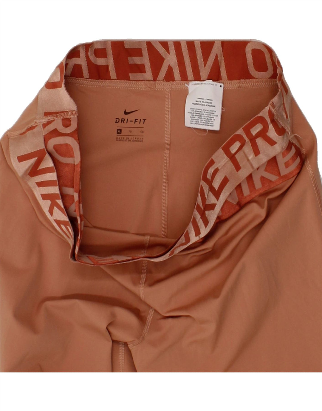 NIKE Womens Graphic Leggings UK 18 XL Beige Polyester Vintage Nike and Second-Hand Nike from Messina Hembry 