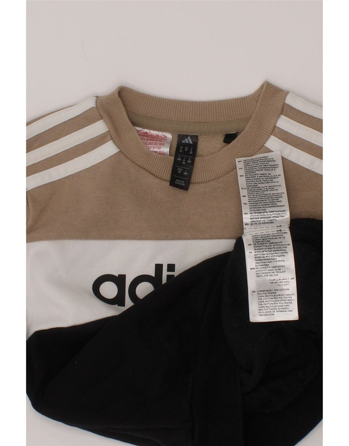 Adidas Boys Graphic Sweatshirt Jumper 3-4 Years Πολύχρωμο Colourblock