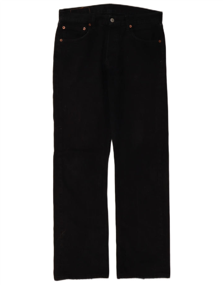 LEVI'S Ανδρικό τζιν 501 ίσιο W32 L31 Μαύρο