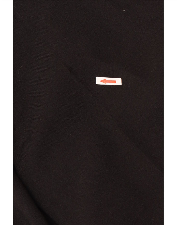 Ανδρικό κωνικό παντελόνι Chino FARAH W42 L31 Μαύρο πολυεστέρα