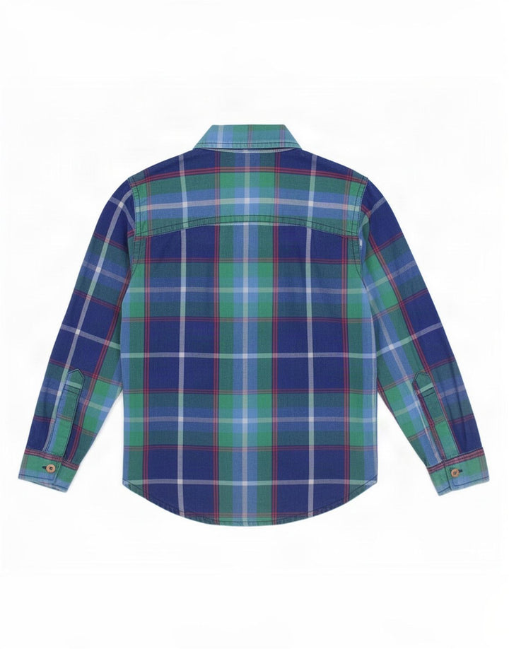 Μπλουζάκι Joules Boys 4-5 Years Blue Check Cotton