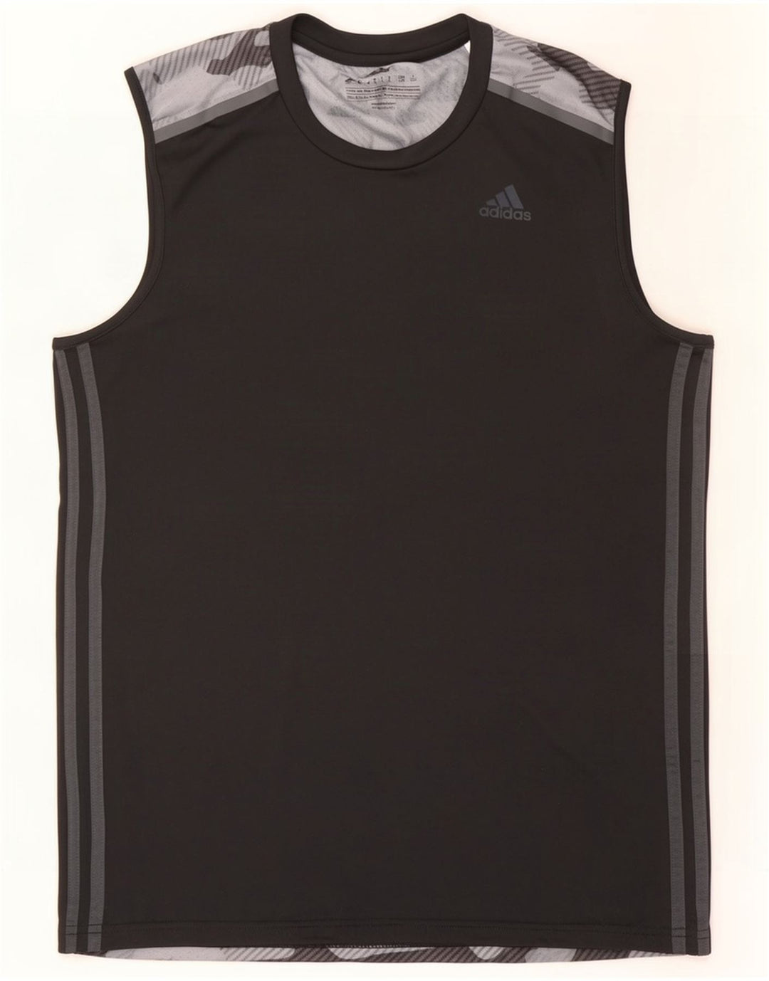 Adidas Ανδρικό γιλέκο Climacool Top Large Μαύρο Καμουφλάζ Πολυεστέρας