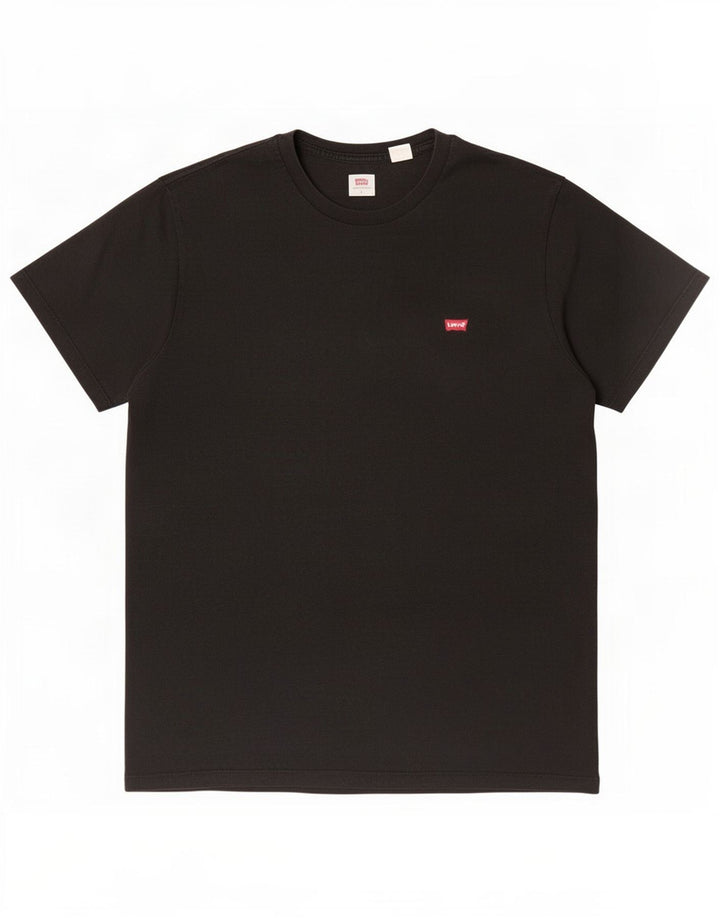 Ανδρικό T-Shirt Levi's Top μεγάλο μαύρο βαμβακερό
