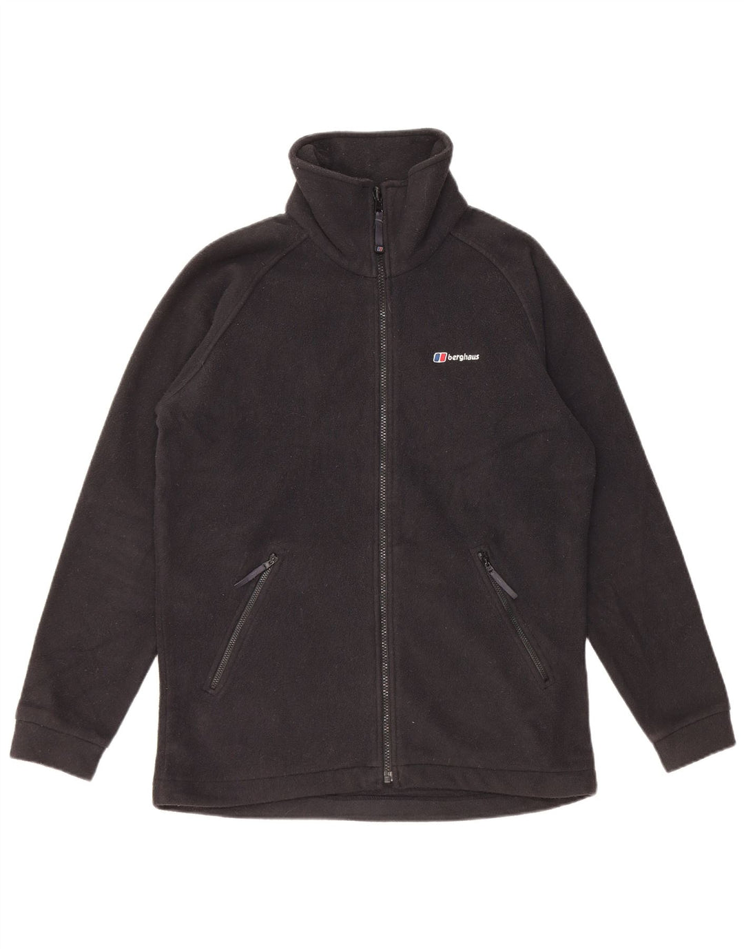 Γυναικείο μπουφάν BERGHAUS Oversized Fleece UK 8 Small Black Polyester
