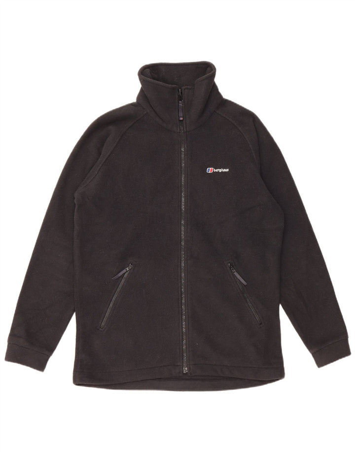 Γυναικείο μπουφάν BERGHAUS Oversized Fleece UK 8 Small Black Polyester