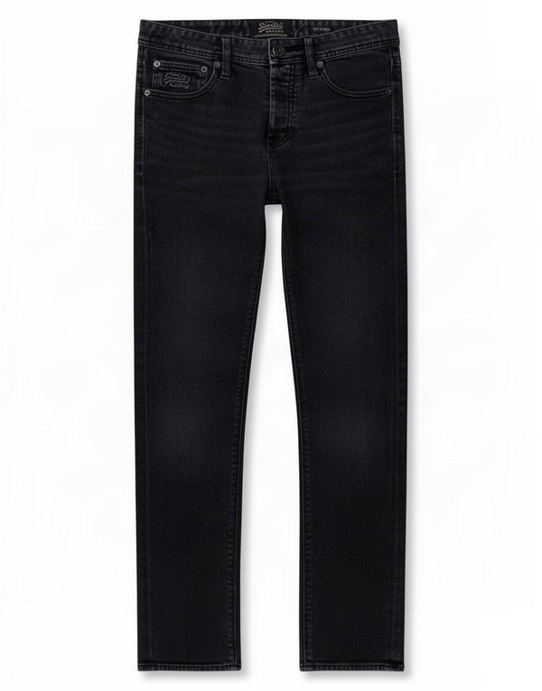 Ανδρικό τζιν Superdry Distressed Slim Fit W32 L32 Μαύρο βαμβακερό