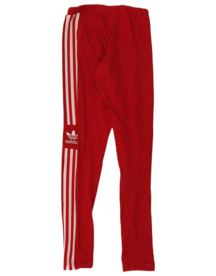 Adidas Γυναικείο Γραφικό Κολάν UK 8 Μικρό κόκκινο βαμβακερό