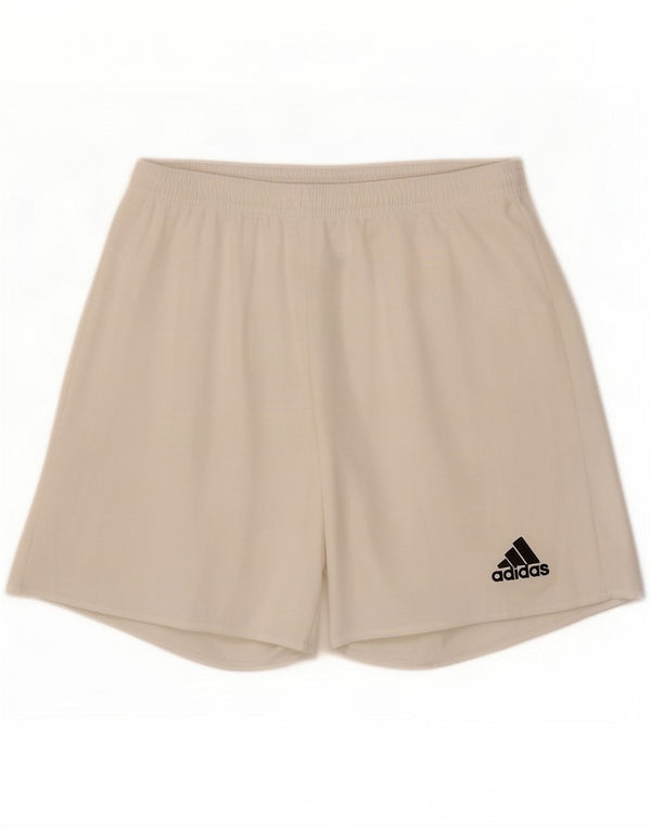 Ανδρικά αθλητικά σορτς Adidas Climalite Small White Polyester
