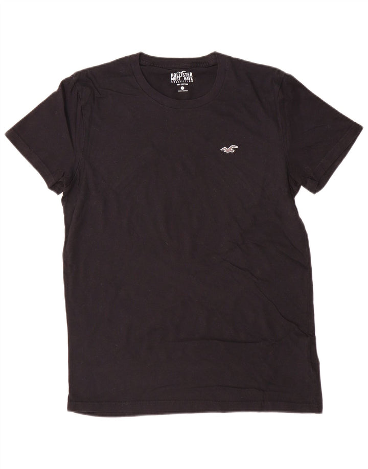 Ανδρικό T-Shirt HOLLISTER Top Μικρό μαύρο βαμβακερό