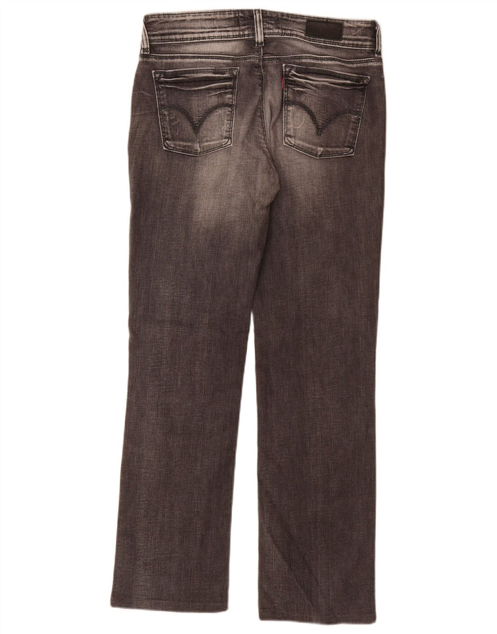 Levi's Womens 570 Straight Jeans W32 L34 Γκρι βαμβακερό