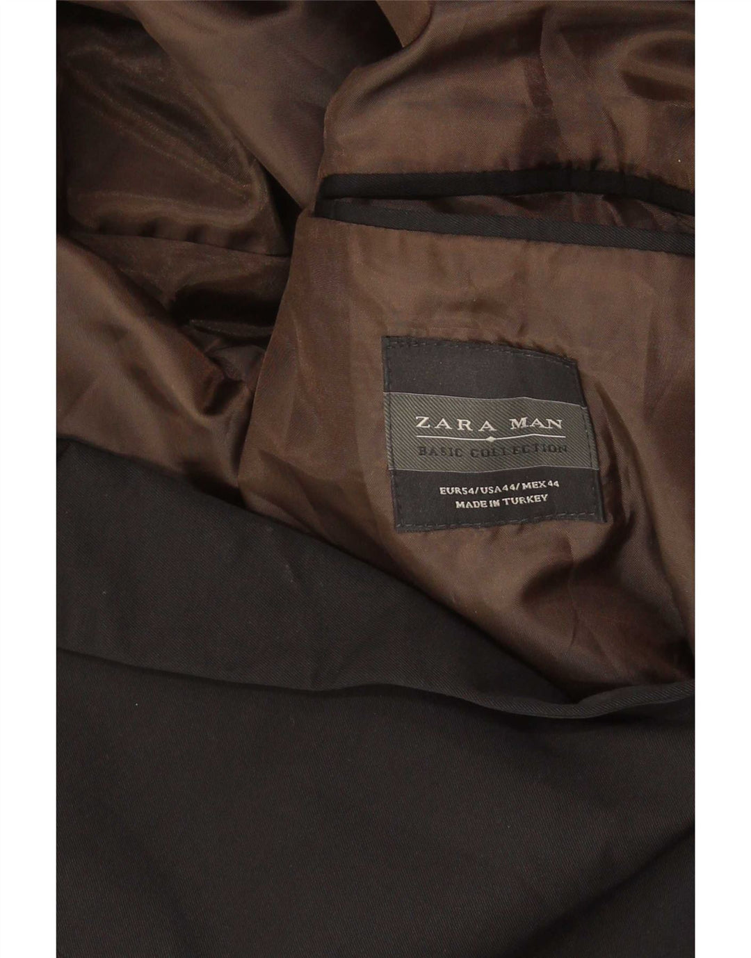 Zara Ανδρικό σακάκι σακάκι με 2 κουμπιά EU 54 XL Μαύρο βαμβακερό