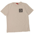 Ανδρικό γραφικό T-Shirt Hugo Boss Τοπ μεσαίο λευκό βαμβακερό