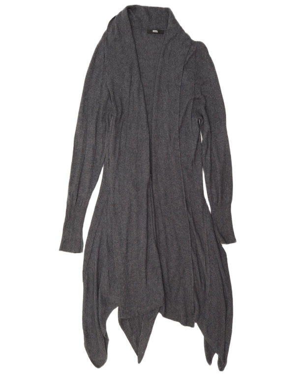 Marks & Spencer Γυναικείο ασύμμετρο πουλόβερ ζακέτα UK 14 Medium Grey