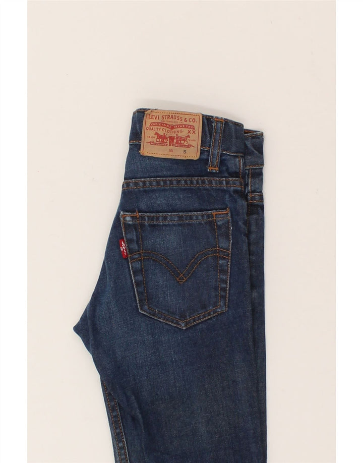 LEVI'S Boys Straight Jeans 4-5 Years W22 L20 Blue Vintage Levi's and Second-Hand Levi's from Messina Hembry 