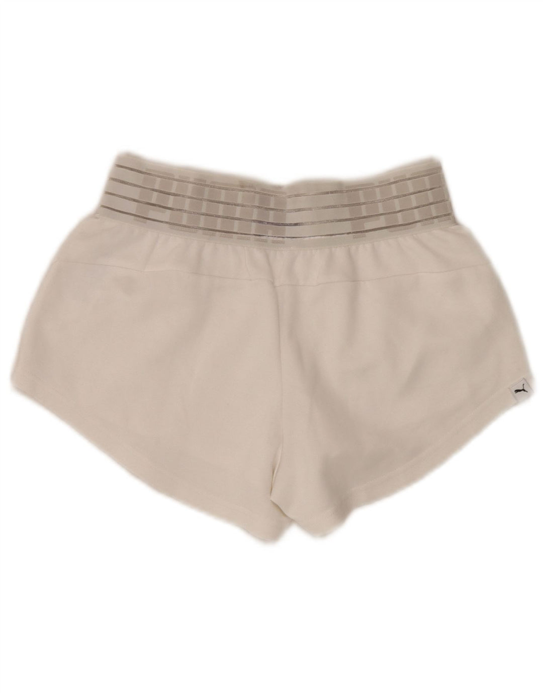 Γυναικεία γραφικά αθλητικά σορτς Puma UK 8 Small White Polyester