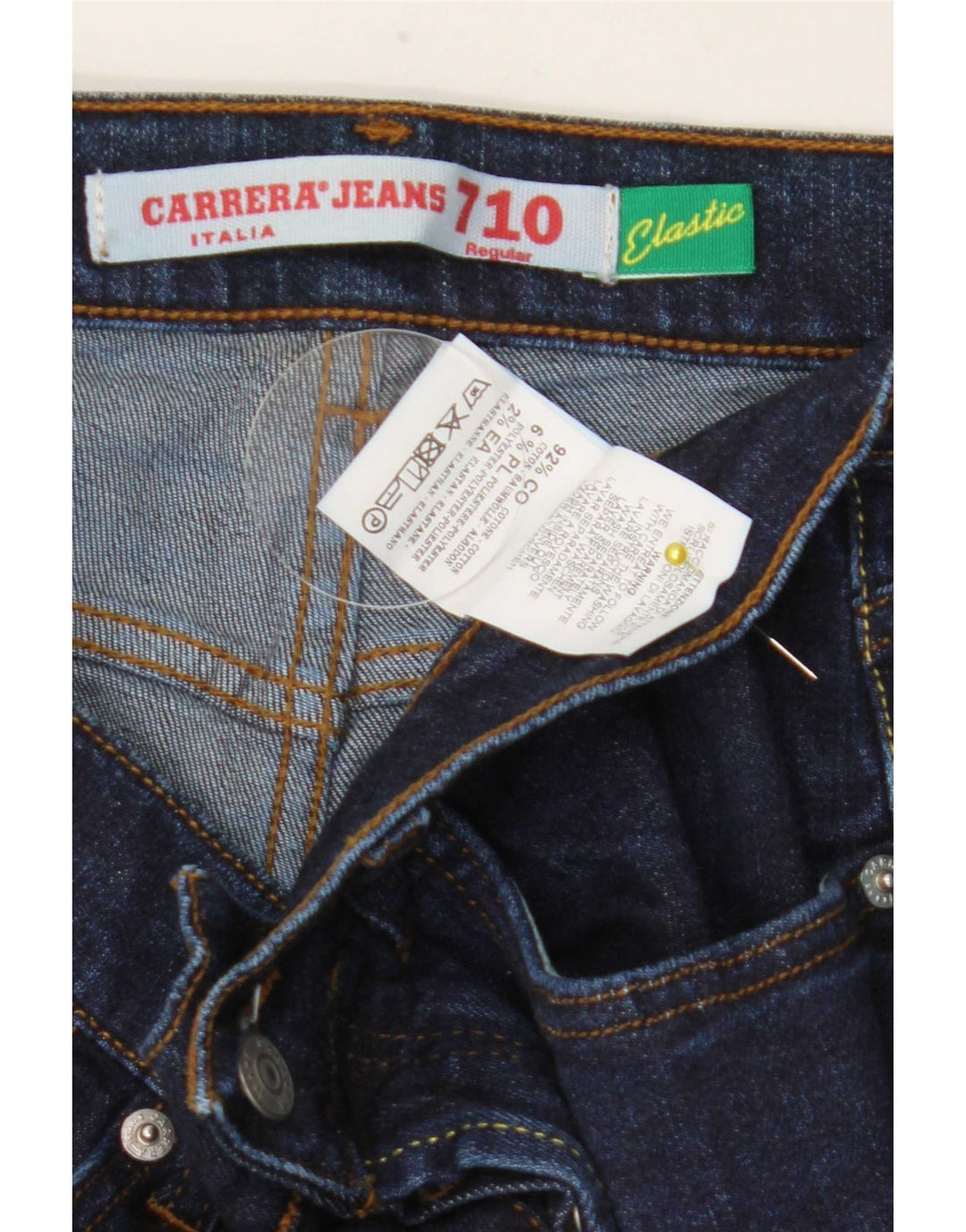 Carrera Ανδρικό τζιν κανονικό ίσιο IT 48 Medium W32 L34 Navy Blue Cotton