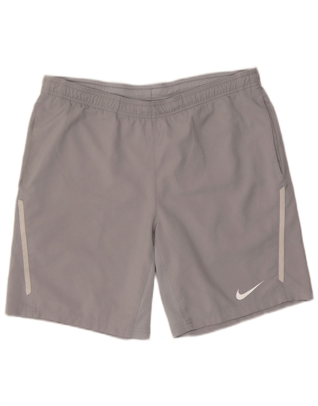 Ανδρικό αθλητικό σορτς Nike Dri Fit από μεσαίο γκρι πολυεστέρα
