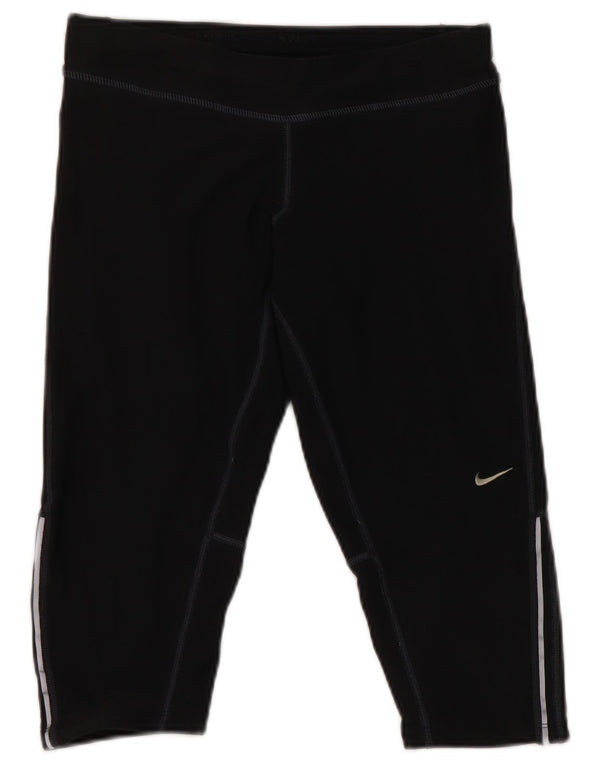 Γυναικεία κολάν Nike Dri Fit Capri UK 10 Small Black Polyester