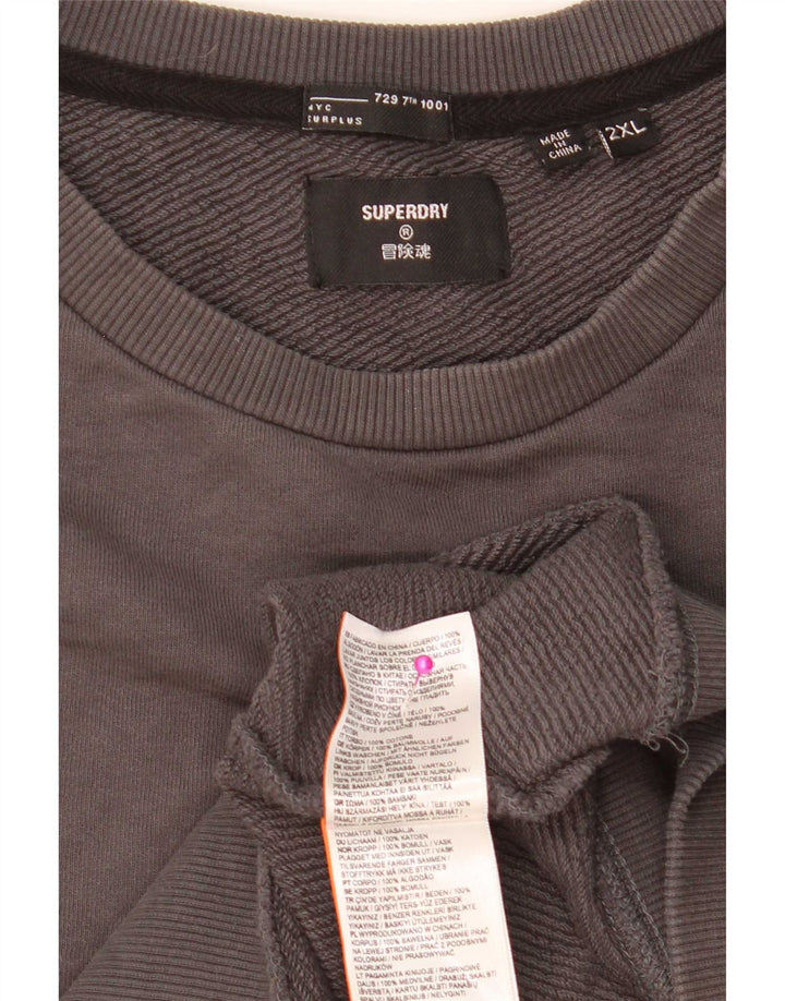 Ανδρική φούτερ Superdry Jumper 2XL Γκρι