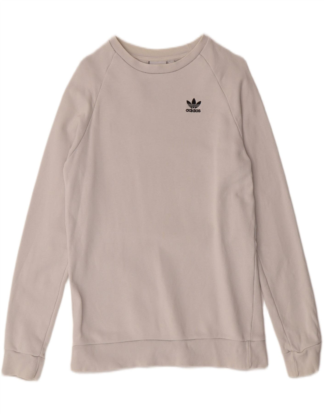 ADIDAS Mens Sweatshirt Jumper XS White Cotton Vintage Adidas and Second-Hand Adidas from Messina Hembry 