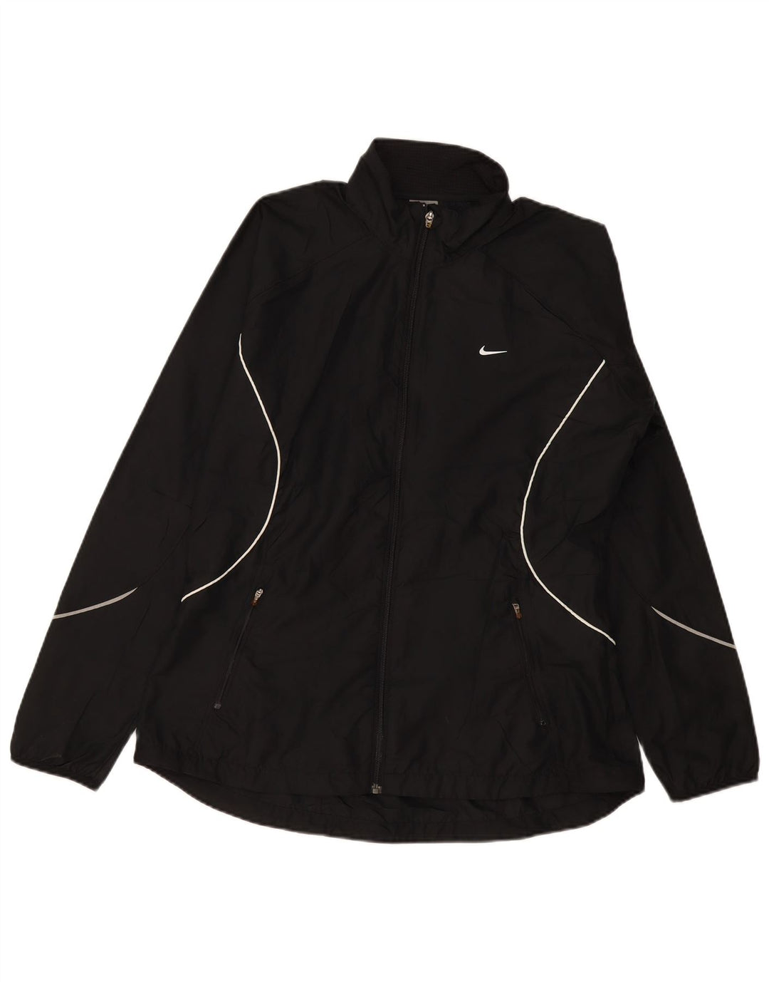Γυναικεία φόρμα Nike Top Jacket UK 16/18 XL Μαύρο πολυεστέρα