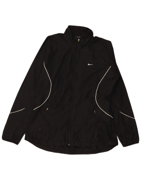 Γυναικεία φόρμα Nike Top Jacket UK 16/18 XL Μαύρο πολυεστέρα