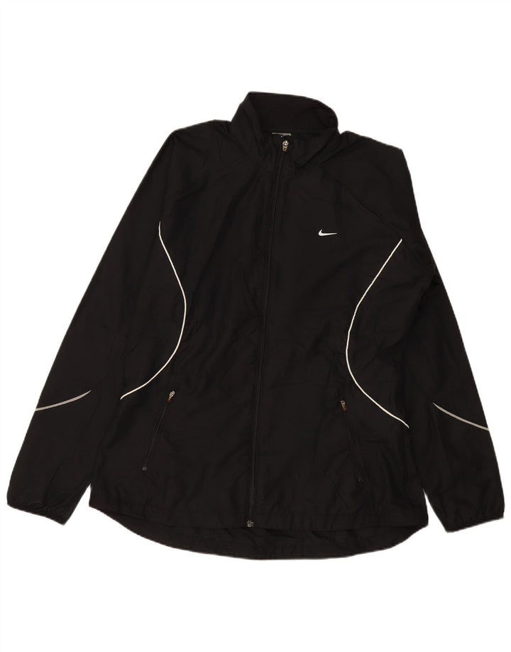 Γυναικεία φόρμα Nike Top Jacket UK 16/18 XL Μαύρο πολυεστέρα