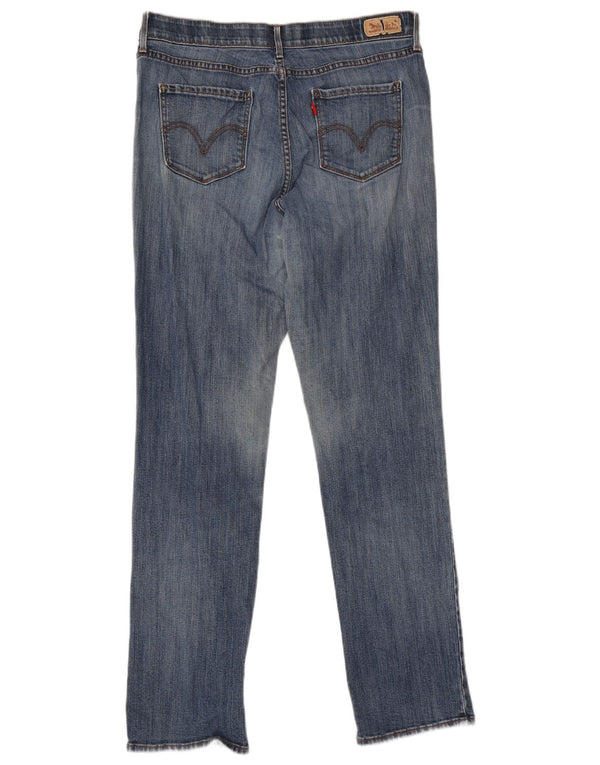 Levi's Womens 525 Straight Jeans US 12 Large W30 L31 Μπλε βαμβακερό