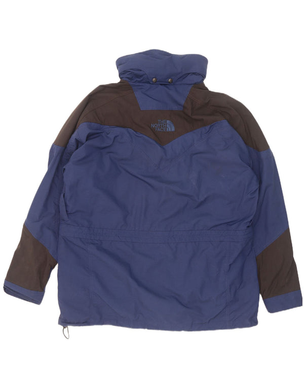 Ανδρικό μπουφάν βροχής με κουκούλα North Face UK 42 XL Blue Colourblock